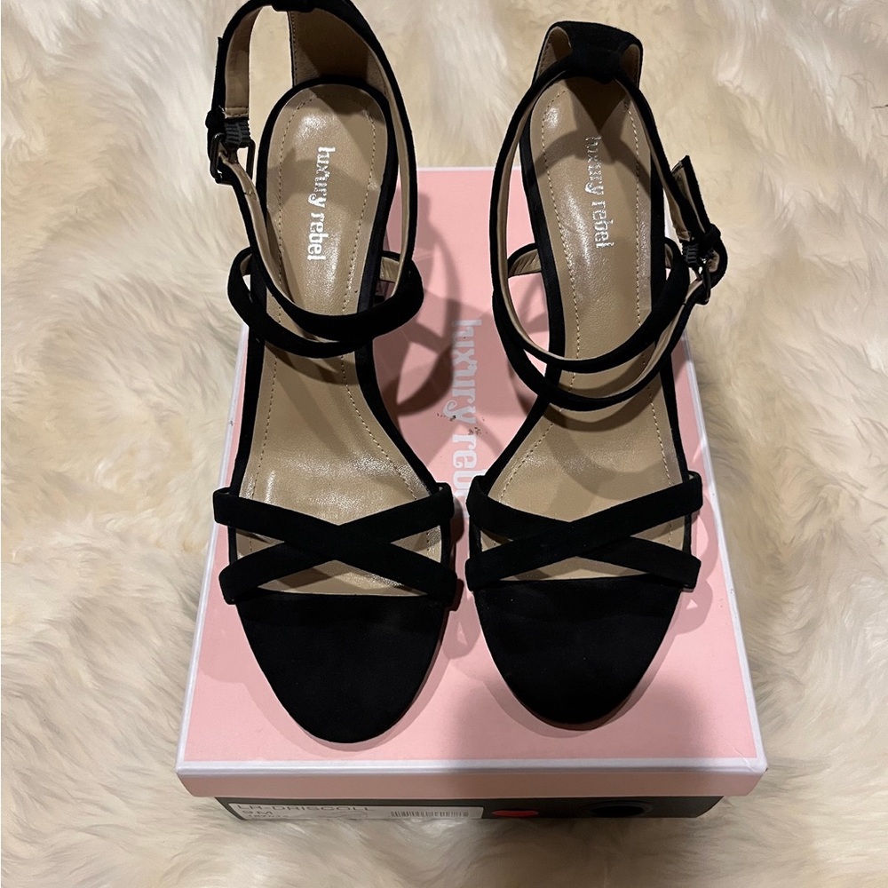 Black Luxury Rebel Heels